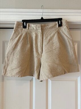 Zara Linen Blend Shorts Size L